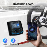 MP5 Marine Stereo Bluetooth Radio Waterproof for Boat UTV Car Interior Accessory AKAMATE