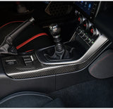 Carbon Fiber Console Panel Trim for Toyota GR86