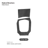 Center Console Panel Trim Frame Sticker for BMW 3er G20 G21 G28 Interior Custom Tuning Accessories Made of Alcantara