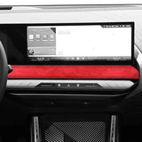 For BMW X3 G45 G48 (2025-) Under The Central Control Instrument Panel Screen Trim Stickers Interior Accessory Made of Alcanta