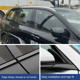 Window Frame Bright Black Trim for Volvo XC90 V60 Car Interior Accessory LINGLUYANG