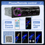 1Din Universal MP3 Car Radio Bluetooth FM Stereo Car Interior Accessory AKAMATE