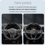VW Carbon Fiber Wheel Cover for Golf Passat Jetta Car Interior Accessory Hocasen