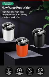 For Leading Lixiang L7 L8 L9 2022 2023 Car Ashtray Auto Pop Lid Portable Car Interior Ashtray with LED Light Car Interior Acc