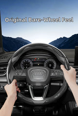 Carbon Fiber Steering Wheel Cover for Audi A4 A6 Q5