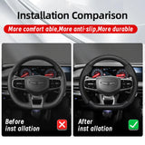 Carbon Fiber Wheel Cover for Genesis G80 G70 GV80 Car Interior Accessory Hocasen