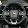 Lexus Anti-Slip Segmented Suede Steering Wheel Cover
