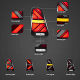 Vland LED Tail Lights Sequential Mini Cooper 01-06 Car Interior Accessory Vland