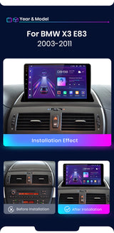 9-Inch Android Multimedia Head Unit for BMW X3 2003–2011 Android Head Unit JIUYIN