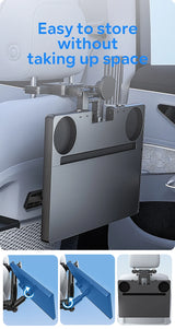 Magnetic Phone Mount Car Backseat Table with Universal Foldable Design