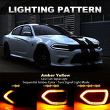 LED Light Dual-Color Grille Lights for Dodge Charger 2015-2021 LED Ambient Light iJDM