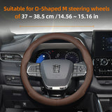 Ultra-Thin Leather Steering Wheel Cover for Toyota Crown
