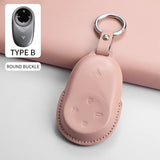 Car Remote Key Case Cover For NETA S L X Nezh V NETA AYA For NETA GT Car Key Bag Cover PU Protector Keychain Holder Accessories