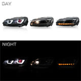 Dual Beam Projector Headlights for VW Golf 6 Mk6 09-14 Car Interior Accessory Vland