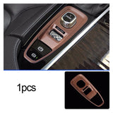 ABS Wood Grain Steering Ring for Volvo V60 2020-2024 Car Interior Accessory LINGLUYANG 1pcs V60 2020-2024