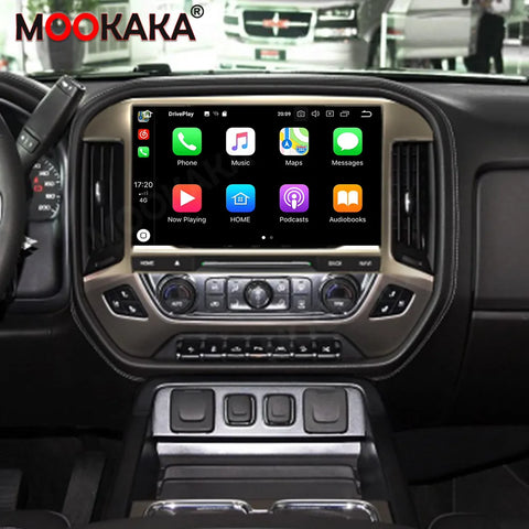 13.6" Vertical Android Head Unit for GMC Sierra Yukon 2014–2018 Android Head Unit Aotsr 8GB 128GB Eight Core