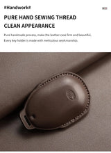 Leather Car Key Case Cover For GAC GS4 GM8 GA4 GS5 GS3 GA3 GA6 SGS7 Trumpchi E8 E9 MPV S7 E8 E9 GN8 M8 GM8 Remote Key Case Shell