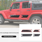 Door Anti-Scratch Plate for Jeep Wrangler JK 4-Door Car Interior Accessory HEBE