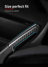 Carbon Fiber Gear Stick Shift Cover for Smart 453