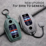 Car Key Cover For Bmw X3 G01 G31 X5 G05 X4 G02 G30 G32 I8 X7 M5X F20 Leather Car Key Case Cover Car Key Case OEM