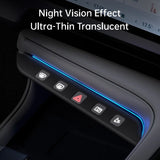 For Zeekr 001 21-25 Car Center Console Button Silicone Pad AC Key Protective Film Scratch-resistant Interior Accessories Car