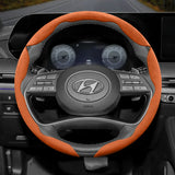 Hyundai Anti-Slip Buckle Suede Steering Wheel Cover