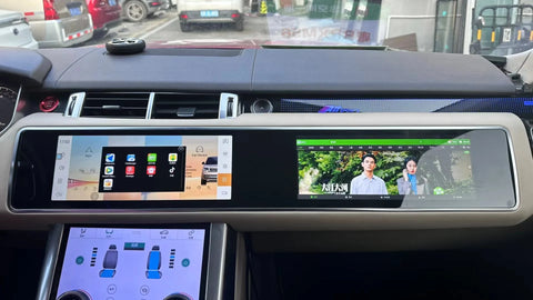 12.3" Dual Screen Android Head Unit for Land Rover 2013–2017 Android Head Unit Aotsr