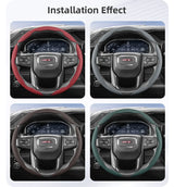 Breathable Perforated Leather Cover for GMC