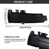 LED Dynamic Amber Side Mirror Turn Signal for Mercedes Benz LED Ambient Light iJDM