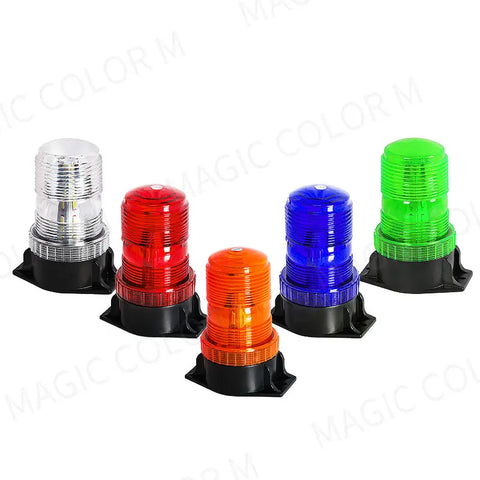High Power LED Strobe Warning Light for Universal Trucks Car Interior Accessory MAGIC COLORM