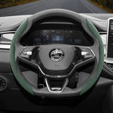 Anti-Slip Segmented Steering Wheel Cover for Skoda Cars