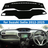 Custom Fit Plush Dashboard Cover Mat for Suzuki Solio 2012-2025 Dashboard Mat CATUSIKI