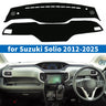 Custom Fit Plush Dashboard Cover Mat for Suzuki Solio 2012-2025