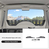 Tailgate Window Sill Storage Box for Mitsubishi Pajero 2007-2021 Car Interior Accessory HEBE
