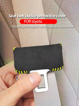 Suede Fur Seat Belt Buckle Protector Universal Car Interior Accessory LINGLUYANG
