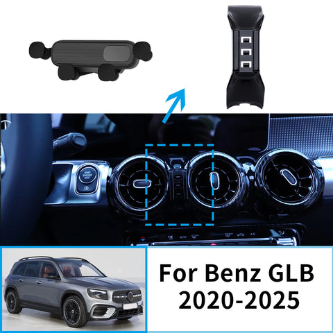 Wireless Charging Phone Mount for Mercedes Benz GLB EQB 2020-2025 Car Phone Holder CATUSIKI
