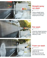 Cordless High Pressure Car Wash Gun 60Bar for All Vehicles 2020-2023