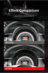 Carbon Fiber Dashboard Screen Trim for Smart 453