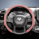 Dodge Suede Steering Wheel Cover Durable Non-Slip