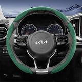 Kia Sporty Suede Split Snap-On Steering Wheel Cover