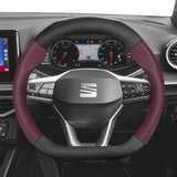Matte Carbon Fiber Cover for Seat Ibiza Arona Leon
