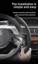 Anti-Slip Suede Buckle Cover for Citroen Vehicles