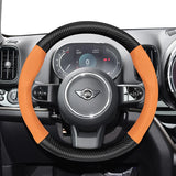Carbon Fiber Leather Wheel Cover for Mini R50 R56