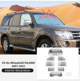 Aluminum Sunshade Visor for Mitsubishi Pajero 2007-2021 Car Interior Accessory HEBE