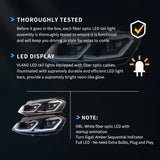 Vland Full LED Headlights for VW Golf Mk7 2012-2017 Car Interior Accessory Vland