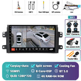 2K QLED Android 15 Multimedia Head Unit for Suzuki SX4 2006-2013