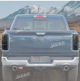 Smoky ABS Taillight Cover for Dodge RAM 1500