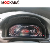 Carbon Fiber Digital Instrument Cluster for BMW 5 Series Android Head Unit Aotsr