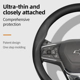 Ultra-Thin Breathable Leather Wheel Cover for Chevrolet Car Interior Accessory Hocasen