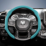 Dodge Suede Steering Wheel Cover Durable Non-Slip